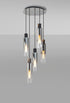 Brooks Slim Round Pendant 5 Light